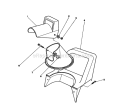 Chute Assembly Diagram and Parts List for 38025 3900001-3999999 - 1993 Lawn Boy Snow Blower